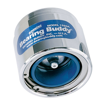 BEARING BUDDY Bearing Buddy 42202 Wheel Bearing Protector - 1.980" D, Chrome W/ Level Ring 42202